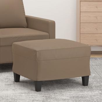 ARDEBO.de - Fußhocker Cappuccino-Braun 60x50x41 cm Kunstleder