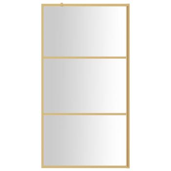 Duschwand für Begehbare Dusche ESG Klarglas Golden 115x195cm