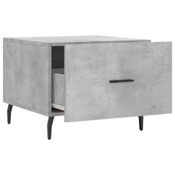 Couchtische 2 Stk. Betongrau 50x50x40 cm Holzwerkstoff