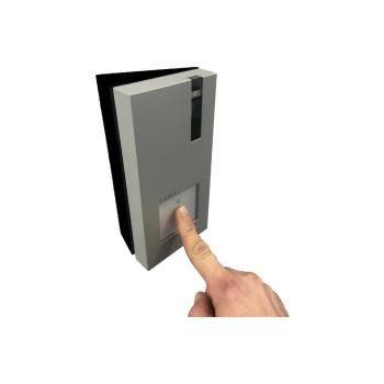 ARDEBO.de Comelit 4792E Schrägstelladapter für Türstation Quadra, schwarz