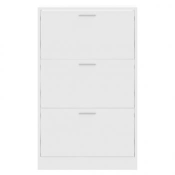 Schuhschrank Weiß 63x24x103 cm Holzwerkstoff