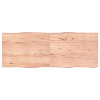 ARDEBO.de - Tischplatte 160x60x(2-6) cm Massivholz Behandelt Baumkante