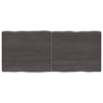 ARDEBO.de - Tischplatte 140x60x(2-6) cm Massivholz Behandelt Baumkante
