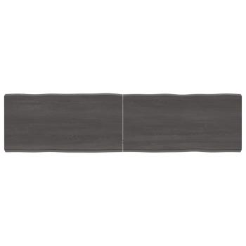 ARDEBO.de - Tischplatte 160x40x(2-6) cm Massivholz Behandelt Baumkante