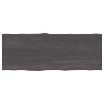 ARDEBO.de - Tischplatte 160x60x(2-4) cm Massivholz Behandelt Baumkante