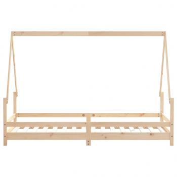 Kinderbett 90x200 cm Massivholz Kiefer