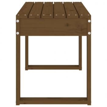 Gartenbank Honigbraun 80x38x45 cm Massivholz Kiefer