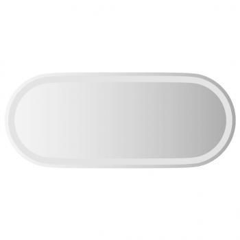 LED-Badspiegel 90x40 cm Oval