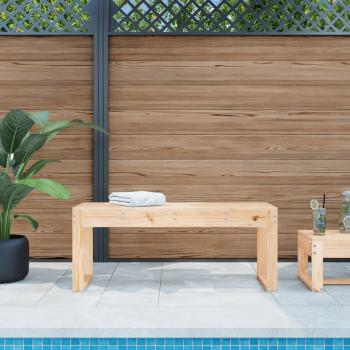 ARDEBO.de - Gartenbank 110x38x45 cm Massivholz Kiefer