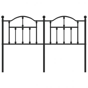 Kopfteil Metall Schwarz 150 cm
