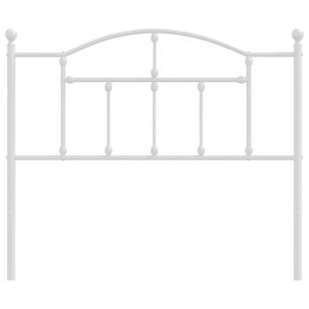 Kopfteil Metall Weiß 107 cm