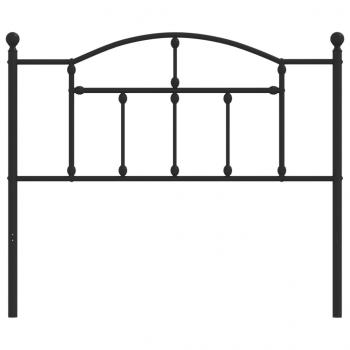 Kopfteil Metall Schwarz 107 cm