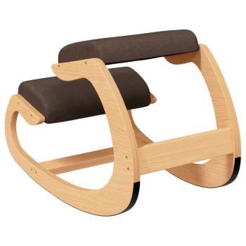 Kniestuhl Braun 55x84x55 cm Birkensperrholz