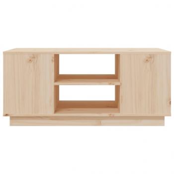 Couchtisch 90x49x40,5 cm Massivholz Kiefer