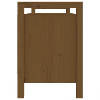 Flurbank Honigbraun 110x40x60 cm Massivholz Kiefer