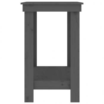 Werkbank Grau 110x50x80 cm Massivholz Kiefer