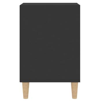 ARDEBO.de - TV-Schrank Schwarz 100x35x55 cm Holzwerkstoff