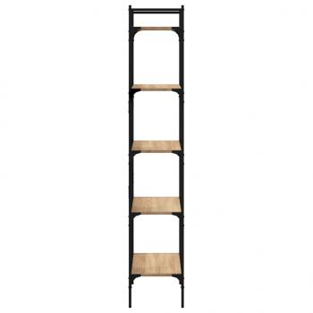 Bücherregal 5 Fächer Sonoma-Eiche 56x31,5x174 cm Holzwerkstoff