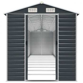 Gerätehaus Anthrazit 191x980x198 cm Verzinkter Stahl