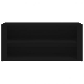 Schuhregal Schwarz 100x35x45 cm Holzwerkstoff