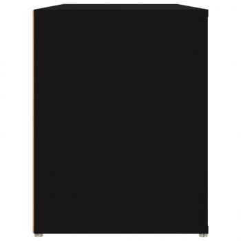 Schuhregal Schwarz 100x35x45 cm Holzwerkstoff
