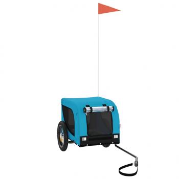 Fahrradanhänger Hunde Blau und Schwarz Oxford-Gewebe & Eisen