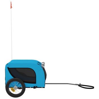 Fahrradanhänger Hunde Blau und Schwarz Oxford-Gewebe & Eisen