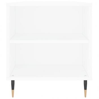 Couchtisch Weiß 102x44,5x50 cm Holzwerkstoff