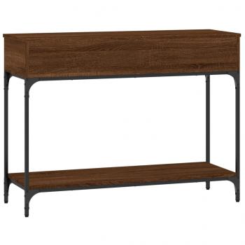 Konsolentisch Braun Eichen-Optik 100x34,5x75 cm Holzwerkstoff