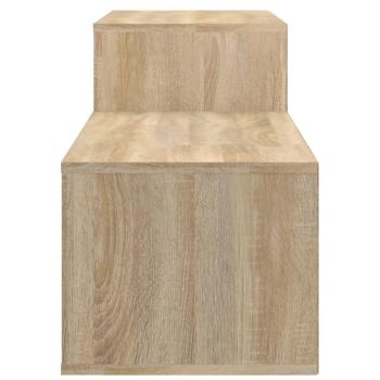 ARDEBO.de - Schuhschrank Sonoma-Eiche 150x35x45 cm Holzwerkstoff