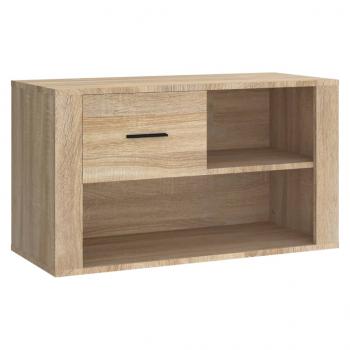 Schuhschrank Sonoma-Eiche 80x35x45 cm Holzwerkstoff
