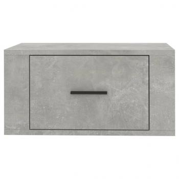 Wand-Nachttisch Betongrau 50x36x25 cm