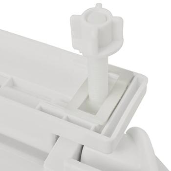 Toilettensitz mit Absenkautomatik Weiß Oval