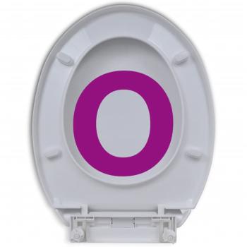 Toilettensitze mit Absenkautomatik 2 Stk. Kunststoff Weiß