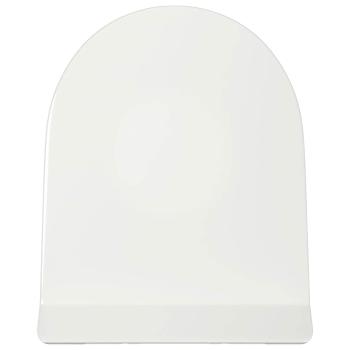 Toilettensitz mit Absenkautomatik und Quick-Release-Design Weiß