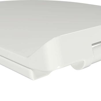 Toilettensitz mit Absenkautomatik und Quick-Release-Design Weiß
