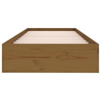 Massivholzbett Honigbraun 75x190 cm