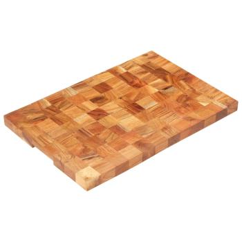 Hackblock 60×40×3,8 cm Akazie Massivholz  