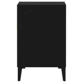 TV-Schrank Schwarz 100x35x55 cm Holzwerkstoff