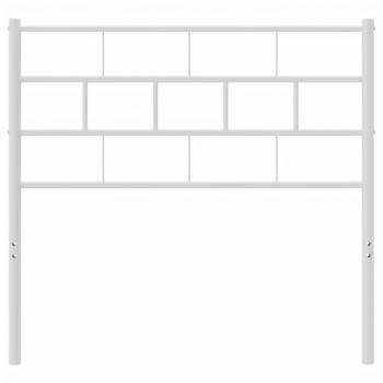 Kopfteil Metall Weiß 75 cm