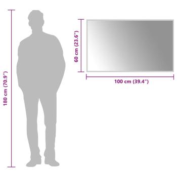 LED-Badspiegel 100x60 cm