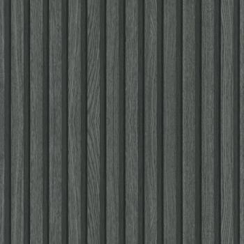 Noordwand Tapete Botanica Wooden Slats Schwarz und Grau