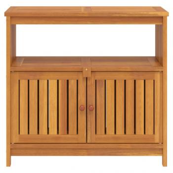 Garten-Konsolentisch 80x35x75 cm Massivholz Akazie