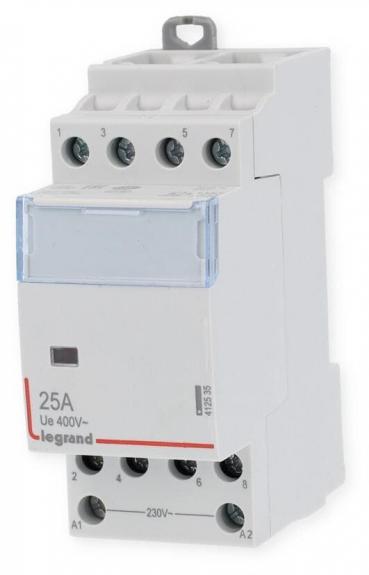 ARDEBO.de Legrand 412535 Installationsschütz CX3 Schütz 230V, 25A, 4 Schliesser , ohne Handschalter