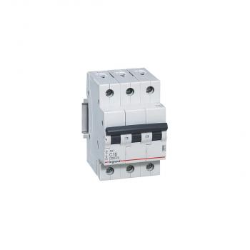 ARDEBO.de Legrand RX3 Leitungsschutzschalter C-Charakteristik, 16A, 3-polig, 6kA, 400VAC, 3TE (419235)