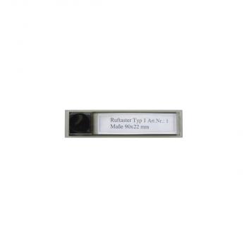 ARDEBO.de Legrand BTicino 1 Ruftaster 90x22mm für Türstationen TERRANEO