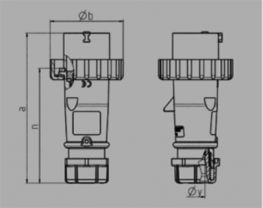 Mennekes (278) Stecker AM-TOP