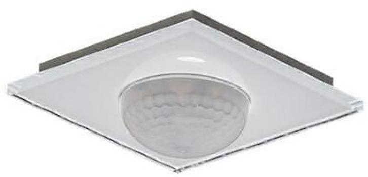 ARDEBO.de MDT SCN-G360D3.03 Glaspräsenzmelder, 3 Sensoren, Licht- und Temperatursensor (Bewegung 11m, Präsenz 5m)