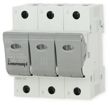 Mersen 05863.063000 Lasttrennschalter D0 LINOCUR, D02, 3-polig, mit Sicherungselement 63A (B1012622)