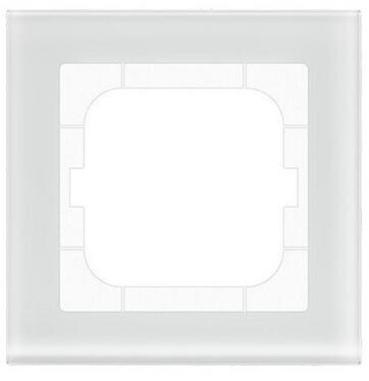 ARDEBO.de MDT BE-GTR163W.01 Glasrahmen 1-fach für 63mm Programm, Weiß
